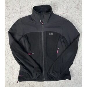 Millet LD Dual Softshell Wind stopped M-Wind Jacket / Black Pink / Medium